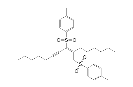 8-Tosyl-9-(tosylmethyl)-8-pentadecen-6-yne