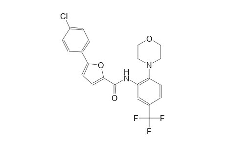 5-(4-chlorophenyl)-N-[2-(4-morpholinyl)-5-(trifluoromethyl)phenyl]-2-furamide