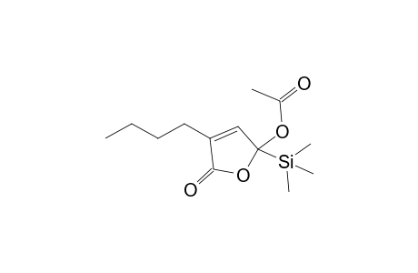 5-Acetoxy-3-butyl-5-(trimethylsilyl)-2(5H)-furanone