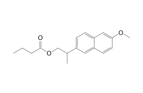 1-Butanoyloxy-2-(6-methoxy-2-naphthyl)propane