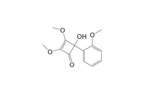 4-Hydroxy-2,3-dimethoxy-4-(2-methoxyphenyl)cyclobutenone