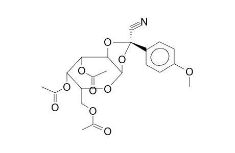 3,4,6-TRI-O-ACETYL-1,2-O-[ALPHA-(ENDO-CYANO)-PARA-METHOXYBENZYLIDENE]-ALPHA-D-GALACTOPYRANOSE