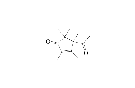 2-Cyclopenten-1-one, 4-acetyl-2,3,4,5,5-pentamethyl-