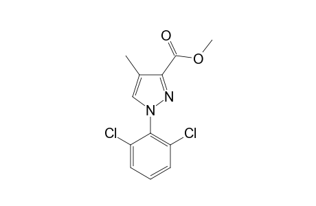 1-(2,6-dichlorophenyl)-4-methyl-pyrazole-3-carboxylic acid methyl ester