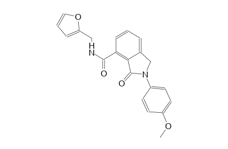N-(2-furylmethyl)-2-(4-methoxyphenyl)-3-oxo-4-isoindolinecarboxamide