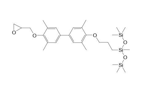 3-[4-[3,5-dimethyl-4-(oxiran-2-ylmethoxy)phenyl]-2,6-dimethyl-phenoxy]propyl-methyl-bis(trimethylsilyloxy)silane