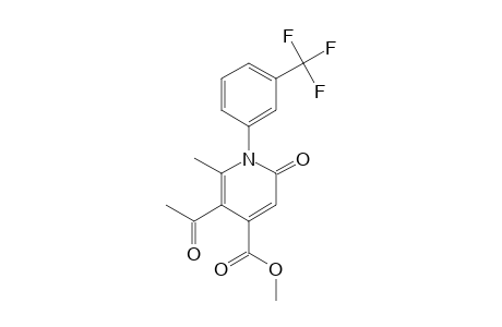 METHYL-5-ACETYL-6-METHYL-1-[(3-TRIFLUOROMETHYL)-PHENYL]-2-(1H)-PYRIDINONE-4-CARBOXYLATE