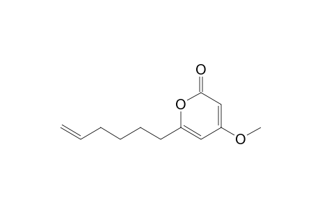 6-hex-5-enyl-4-methoxy-2-pyranone