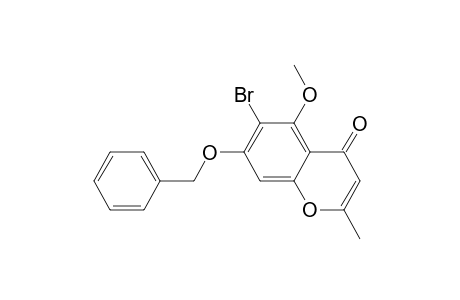 7-(Benzyloxy)-6-bromo-5-methoxy-2-methyl-4H-1-benzopyran-4-one