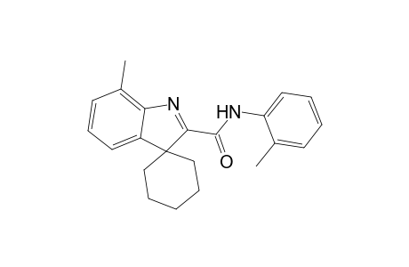 Spiro[cyclohexane-1,3'-[3H]indole]-2'-carboxy-o-toluidide, 7'-methyl-