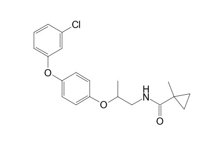 Cyclopropanecarboxamide, N-[2-[4-(3-chlorophenoxy)phenoxy]propyl]-1-methyl-