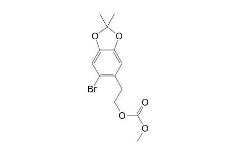2-(6-bromo-2,2-dimethylbenzo[d][1,3]dioxol-5-yl)ethyl methyl carbonate