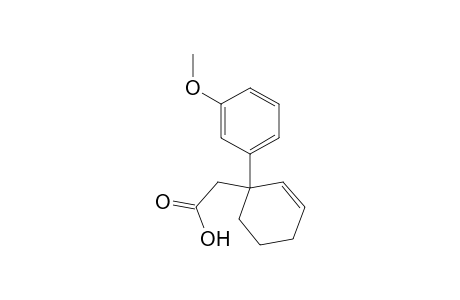 2-[1-(3-methoxyphenyl)-1-cyclohex-2-enyl]acetic acid