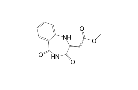 Methyl 2-(3,5-dioxo-2,3,4,5-tetrahydro-1H-1,4-benzodiazepin-2-yliden)acetate