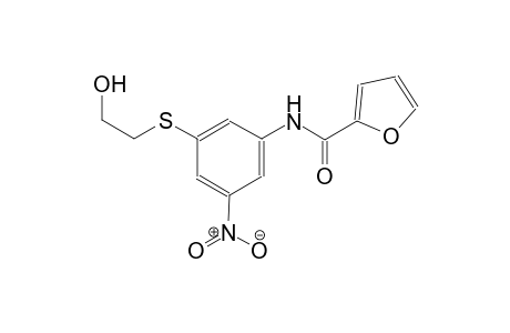 N-{3-[(2-hydroxyethyl)sulfanyl]-5-nitrophenyl}-2-furamide