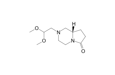 (-)-(6S)-4-(2,2-Dimethoxyethyl)-1,4-diazabicyclo[4.3.0]nonan-9-one