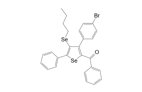 (3-(4-Bromophenyl)-4-(butylselanyl)-5-phenylselenophen-2-yl)(phenyl)methanone