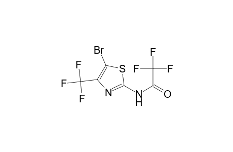 N-[5-bromanyl-4-(trifluoromethyl)-1,3-thiazol-2-yl]-2,2,2-tris(fluoranyl)ethanamide