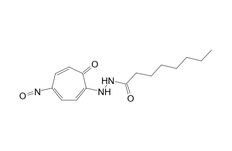 octanoic acid, 2-(4-nitroso-7-oxo-1,3,5-cycloheptatrien-1-yl)hydrazide
