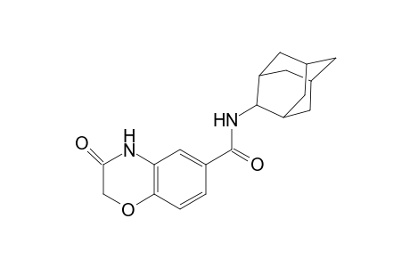 2H-1,4-Benzoxazine-6-carboxamide, 3,4-dihydro-3-oxo-N-tricyclo[3.3.1.1(3,7)]dec-2-yl-