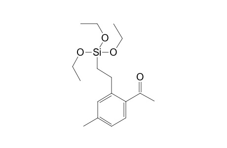 4-Methyl-2-[2-(triethoxysilyl)ethyl]acetophenone