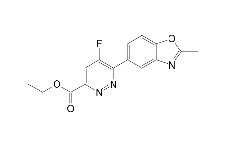 Ethyl 5-fluoro-6-(2-methylbenzo[d]oxazol-5-yl)pyridazine-3-carboxylate
