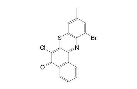 11-BROMO-6-CHLORO-9-METHYL-5H-BENZO[a]PHENOTHIAZIN-5-ONE
