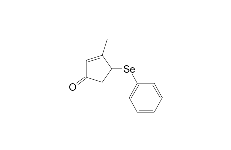 3-Methyl-4-(phenylseleno)cyclopent-2-en-1-one