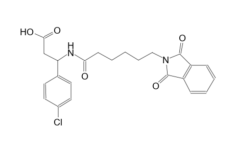 3-(4-Chlorophenyl)-3-(6-phthalimidohexanoylamino)propionic acid