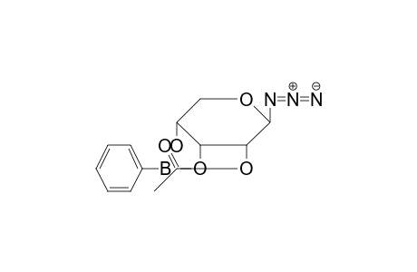 (6-azido-3-phenyl-2,4,7-trioxa-3-borabicyclo[3.3.1]nonan-9-yl) acetate