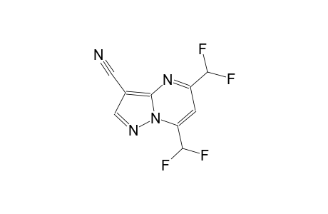 5,7-bis(difluoromethyl)pyrazolo[1,5-a]pyrimidine-3-carbonitrile