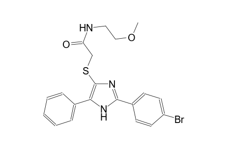 acetamide, 2-[[2-(4-bromophenyl)-5-phenyl-1H-imidazol-4-yl]thio]-N-(2-methoxyethyl)-
