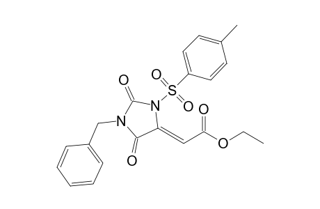 Ethyl (Z)-(1-benzyl-2,5-dioxo-3-(tosyl)imidazolidin-4-ylidene)acetate