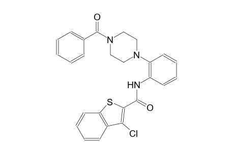 N-[2-(4-benzoyl-1-piperazinyl)phenyl]-3-chloro-1-benzothiophene-2-carboxamide