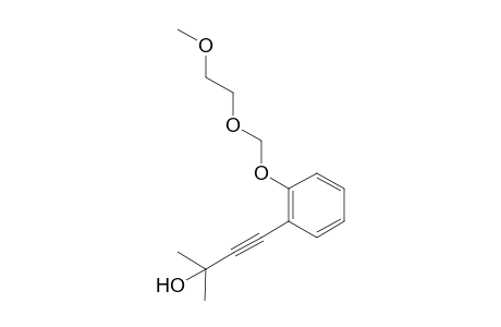 4-[(2-Methoxyethoxy)methoxy)phenyl]-2-methylbut-3-yn-2-ol