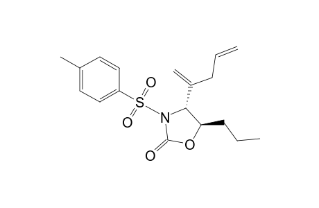 trans-N-p-Toluenesulfonyl-5-n-propyl-4-(1-allylvinyl)-2-oxazolidinone
