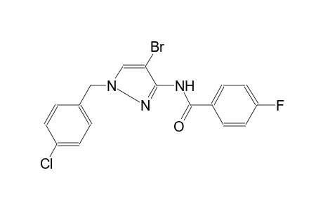 N-[4-bromo-1-(4-chlorobenzyl)-1H-pyrazol-3-yl]-4-fluorobenzamide