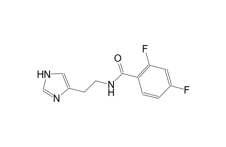 2,4-difluoro-N-[2-(1H-imidazol-4-yl)ethyl]benzamide