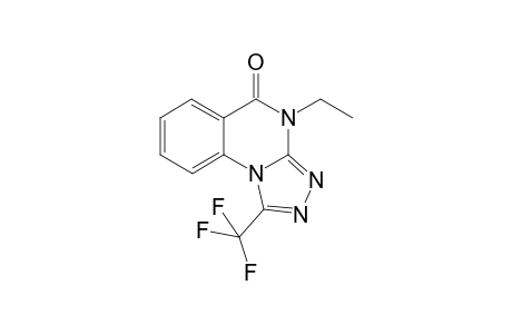 [1,2,4]Triazolo[4,3-a]quinazolin-5(4H)-one, 4-ethyl-1-(trifluoromethyl)-