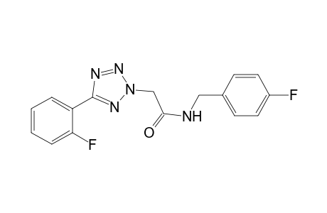 2H-1,2,3,4-Tetrazole-2-acetamide, 5-(2-fluorophenyl)-N-[(4-fluorophenyl)methyl]-