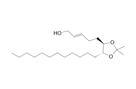 (E)-5-[(4R,5R)-5-dodecyl-2,2-dimethyl-1,3-dioxolan-4-yl]-2-penten-1-ol