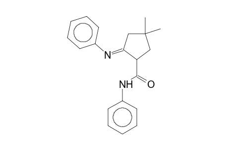 Cyclopentanecarboxamide, 3,3-dimethyl-2-(phenylimino)-N-phenyl-