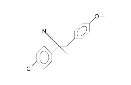 1-(4-Chloro-phenyl)-1-cyano-2-(4-methoxy-phenyl)-cyclopropane