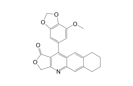 11-(7-Methoxy-benzo[1,3]dioxol-5-yl)-6,7,8,9-tetrahydro-3H-2-oxa-4-aza-cyclopenta[b]anthracen-1-one