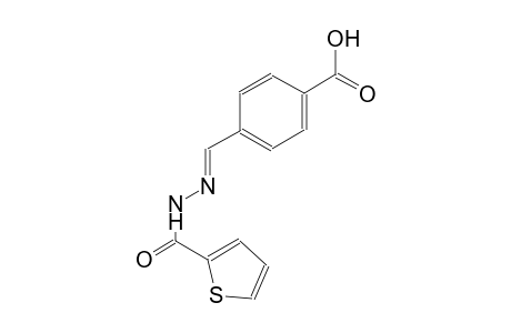 4-{(E)-[(2-thienylcarbonyl)hydrazono]methyl}benzoic acid