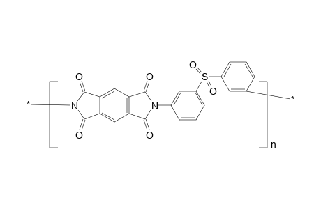 Poly(1,3-phenylenesulfonyl-1,3-phenylenepyromellitimide)