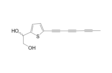 (1R*)-[5'-(Hepta-1'',3'',5''-triynyl)thiophen-2'-yl]-ethane-1,2-diol