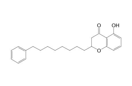 1-(5-hydroxy-4-oxochromanyl)-8-phenyloctane