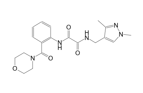 ethanediamide, N~1~-[(1,3-dimethyl-1H-pyrazol-4-yl)methyl]-N~2~-[2-(4-morpholinylcarbonyl)phenyl]-