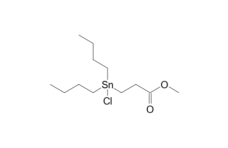 3-[dibutyl(chloro)stannyl]propanoic acid methyl ester